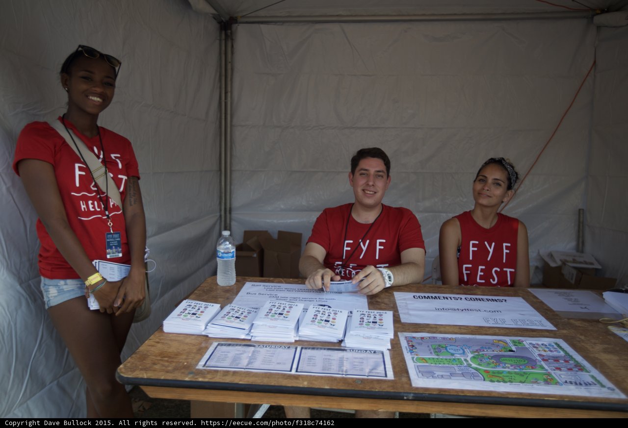 FYF Fest Information Booth