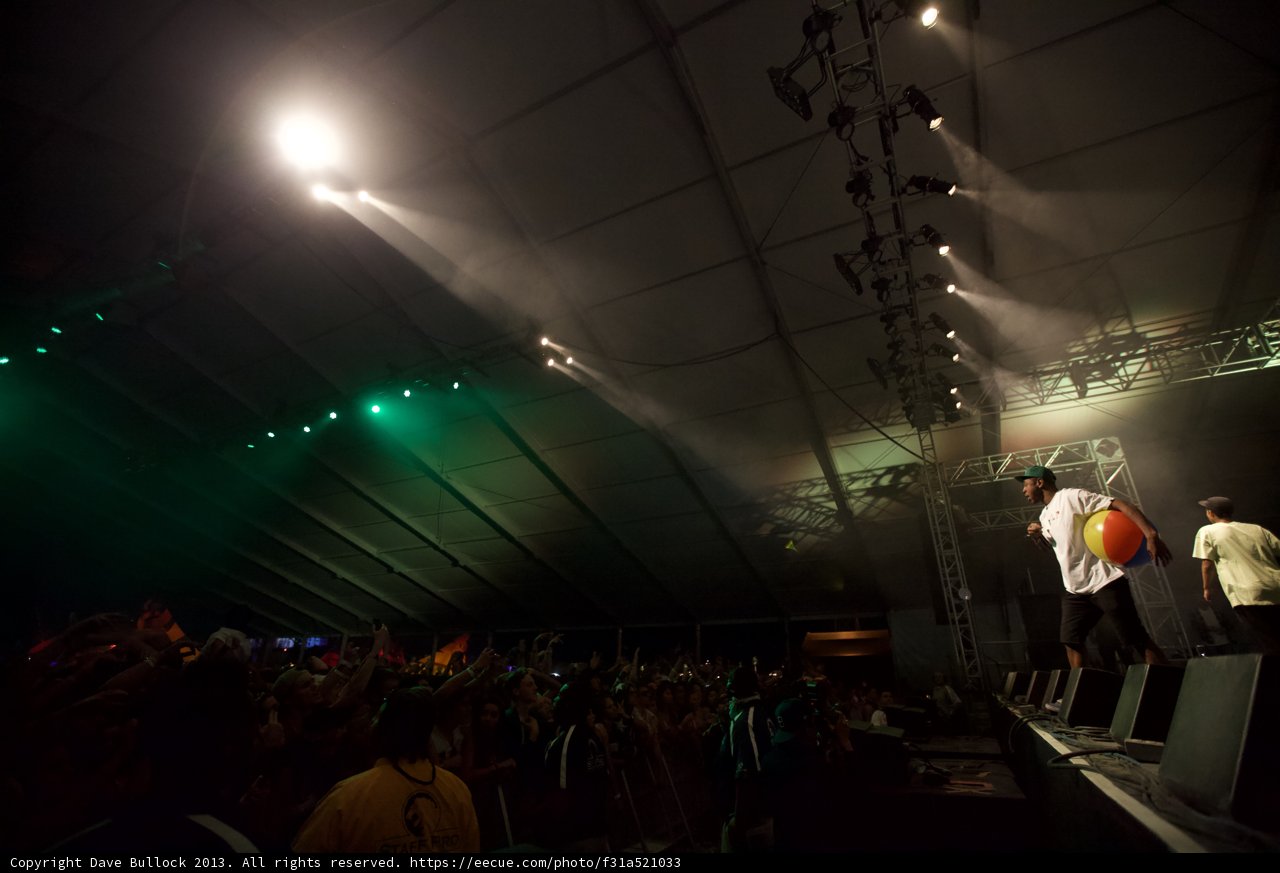 Spotlight on the Rock Concert Stage