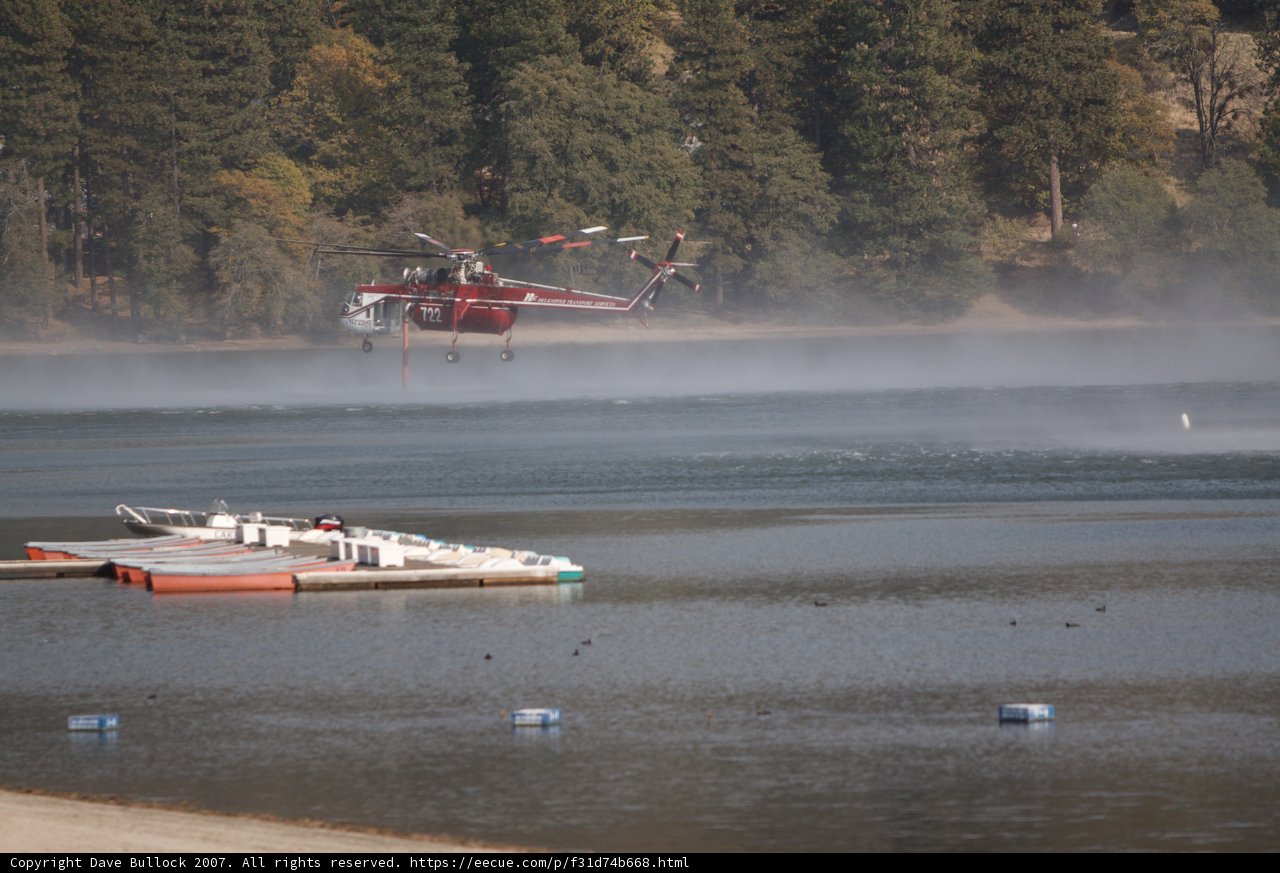Helicopter Patrol on Lake