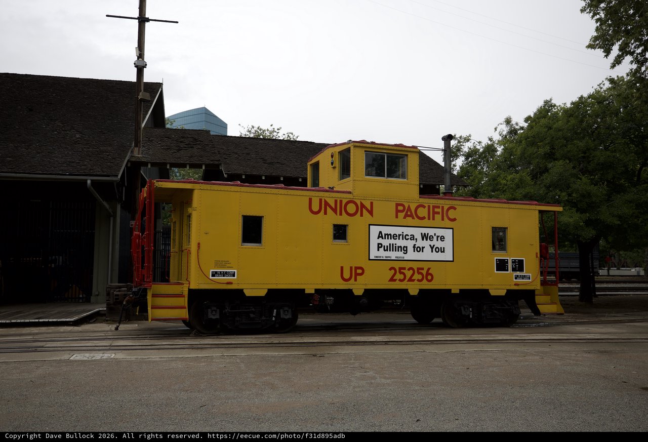 Union Pacific Caboose at Sacramento Train Museum