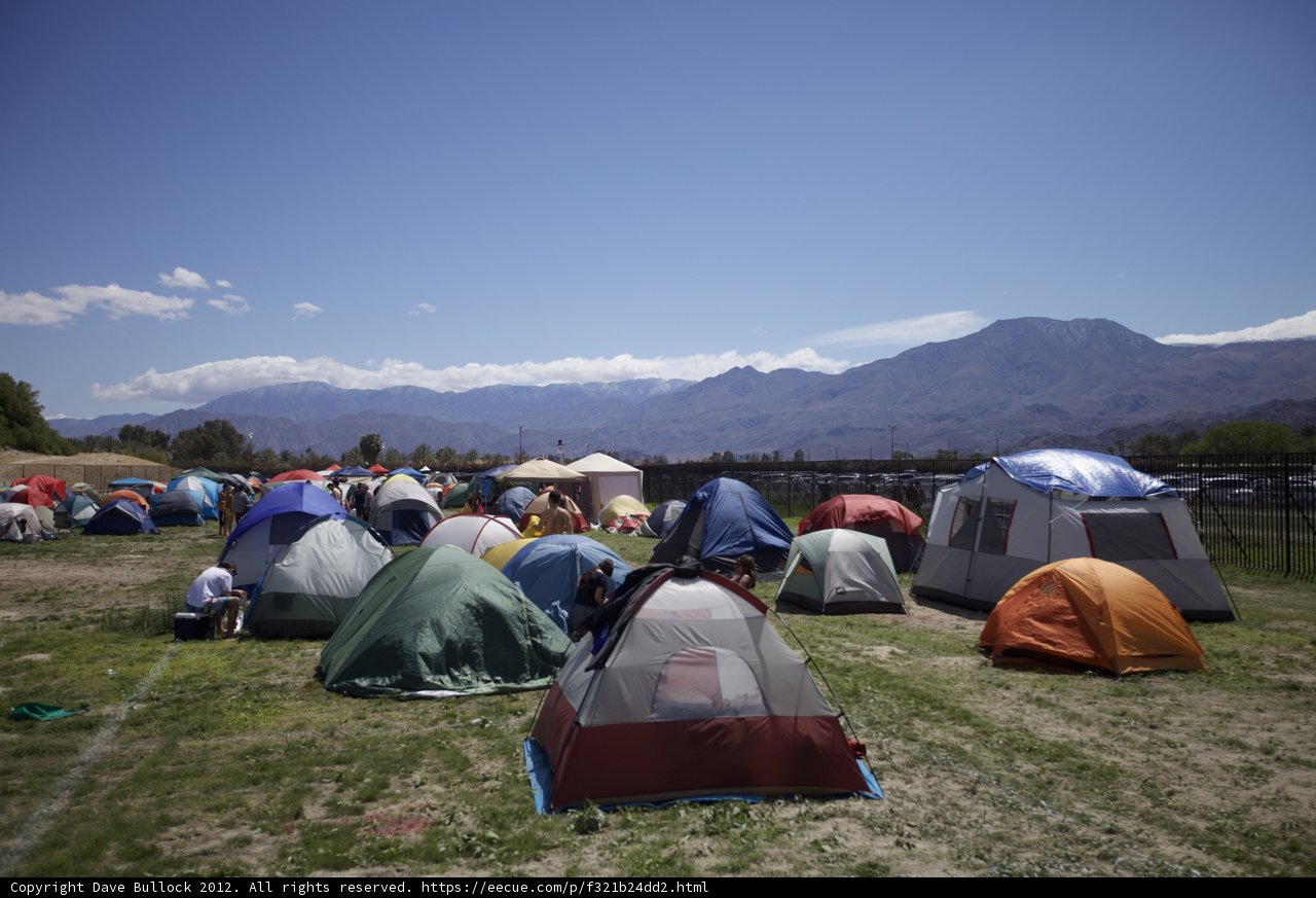 Camping in the Shadow of the Mountains