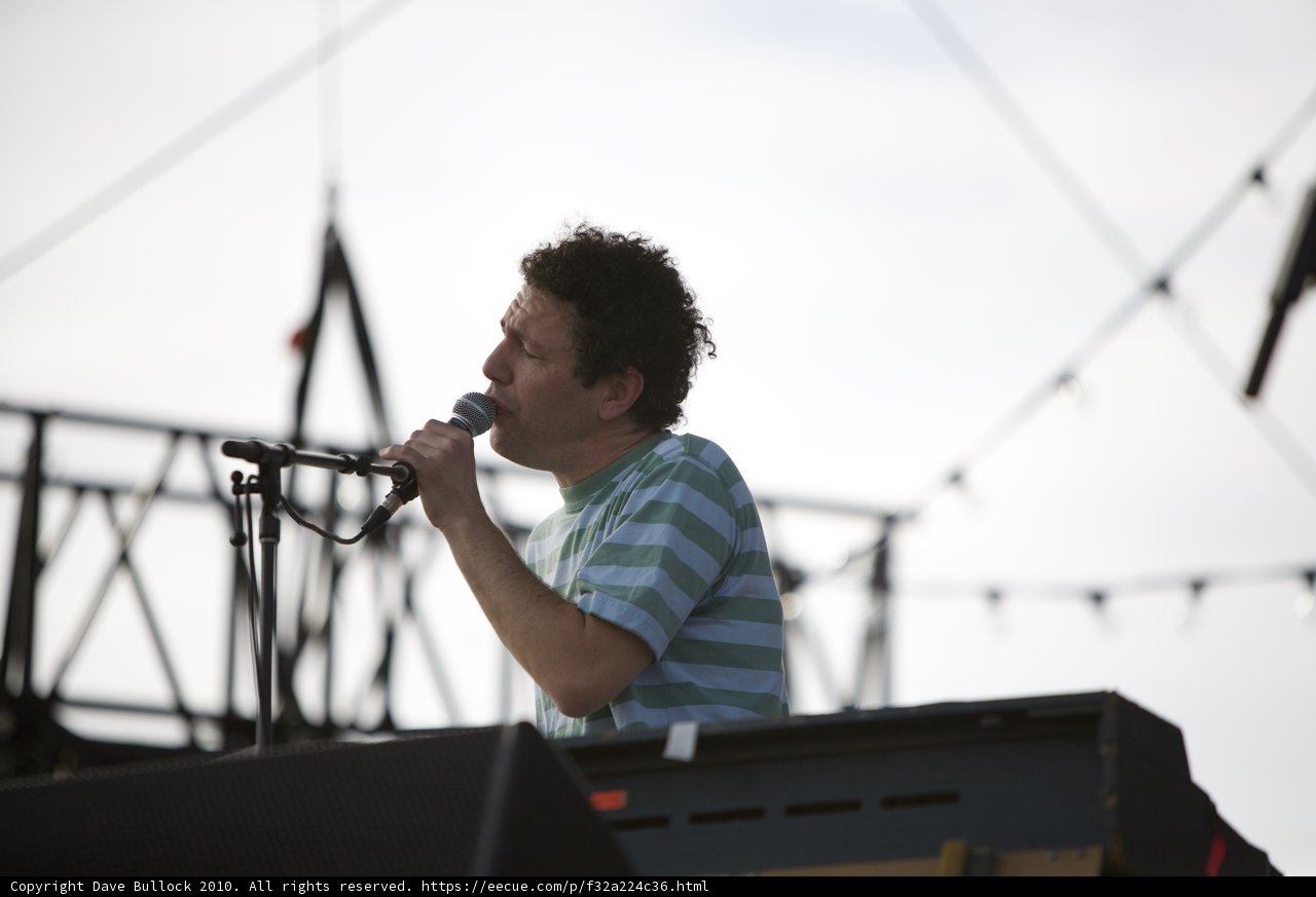 Singer Belting Out a Tune at Coachella
