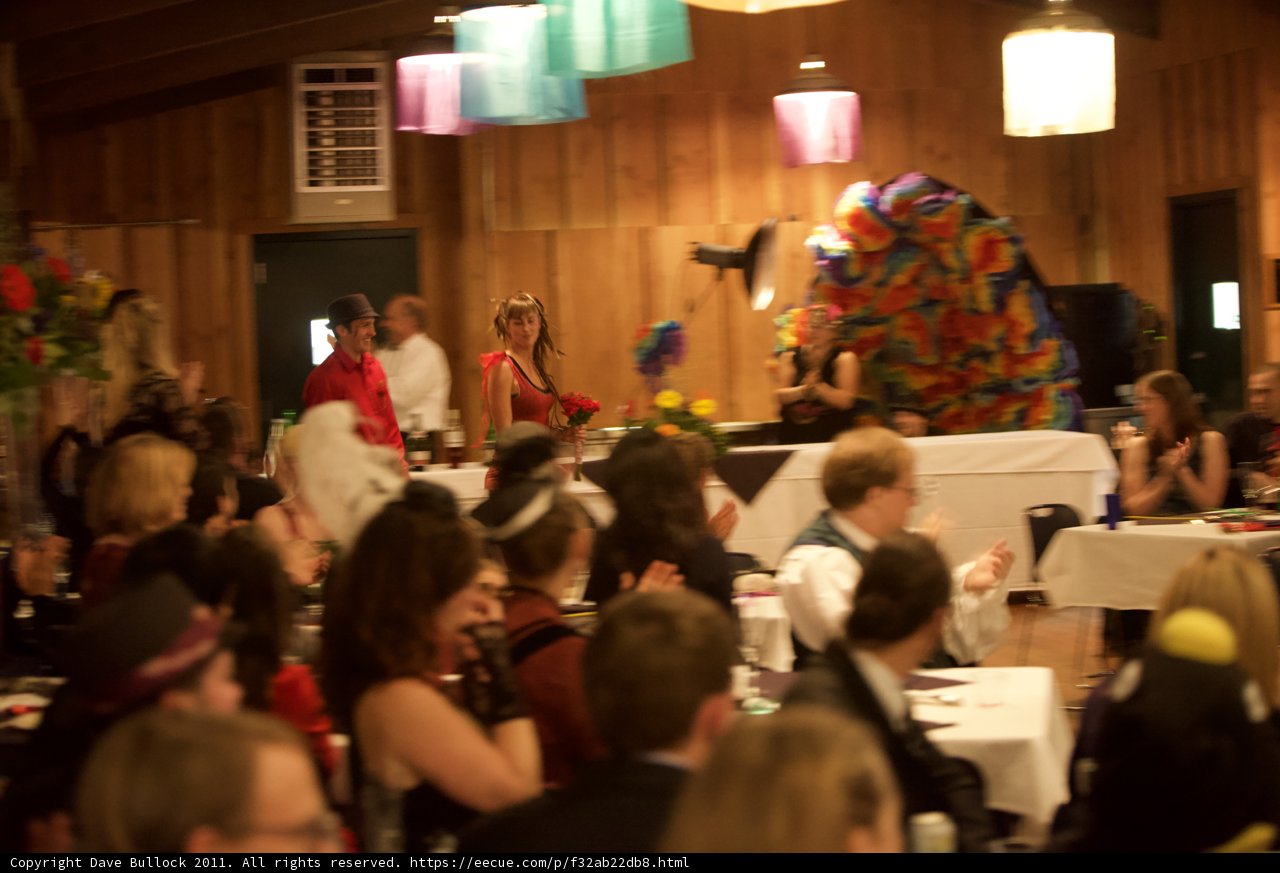 The Guests Indulge in a Lavish Spread
