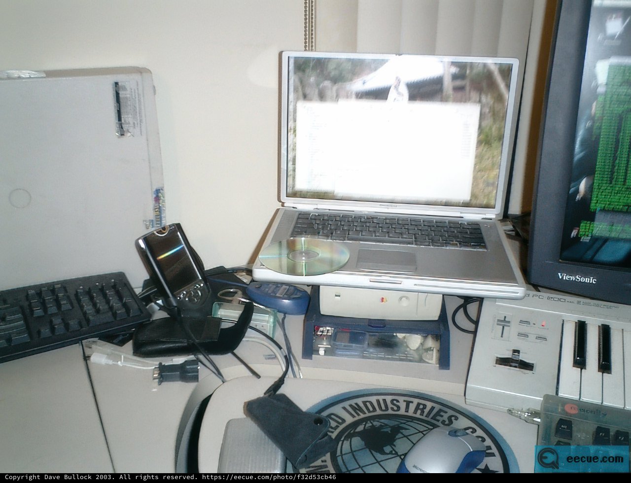 Laptop on Desk