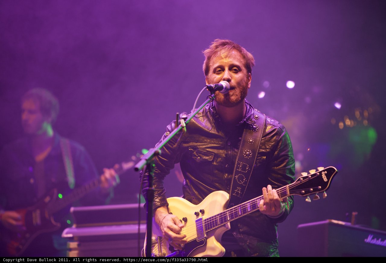 Dan Auerbach Rocks the Stage with Electric Guitars