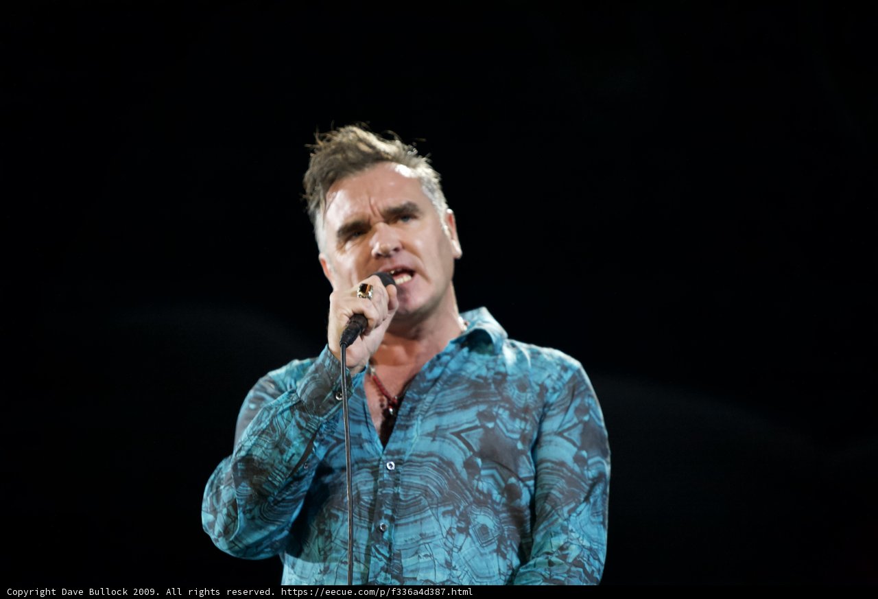 Morrissey Takes the Stage at Coachella 2009
