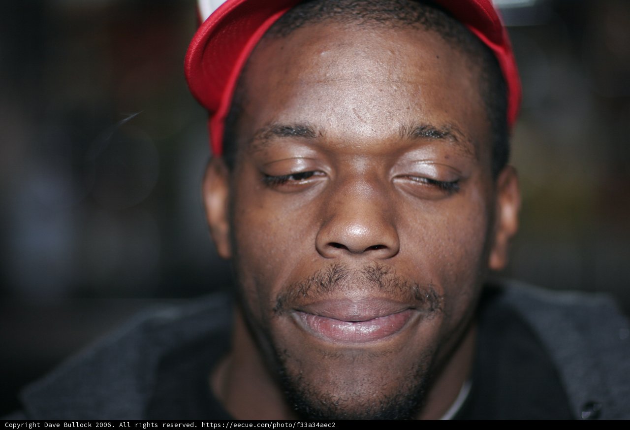 Red Hat Man Smiling