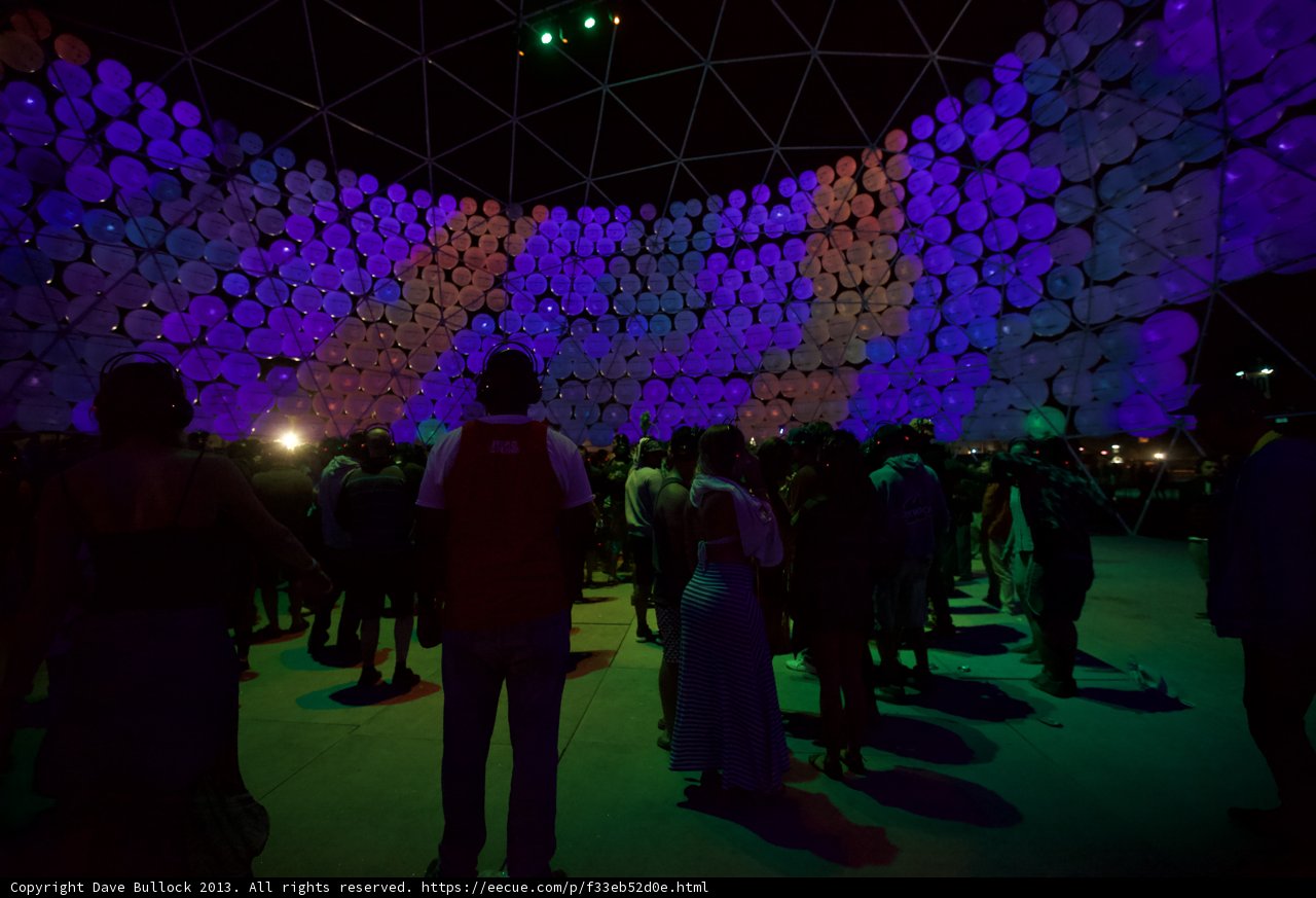 Nightclub Vibes in Colorful Dome