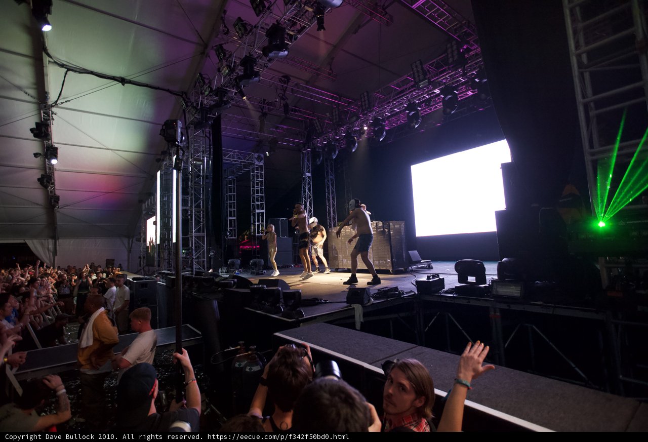 Stage Soaked in Energy