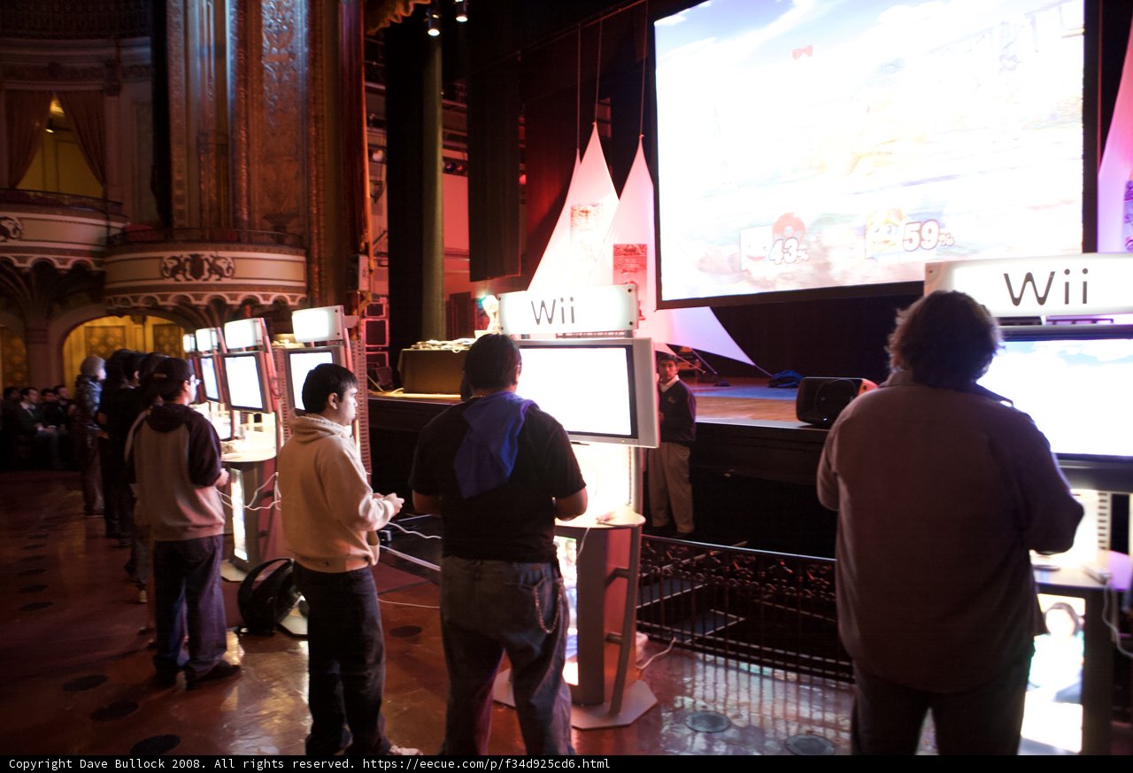 Gaming Crowd at the Orpheum