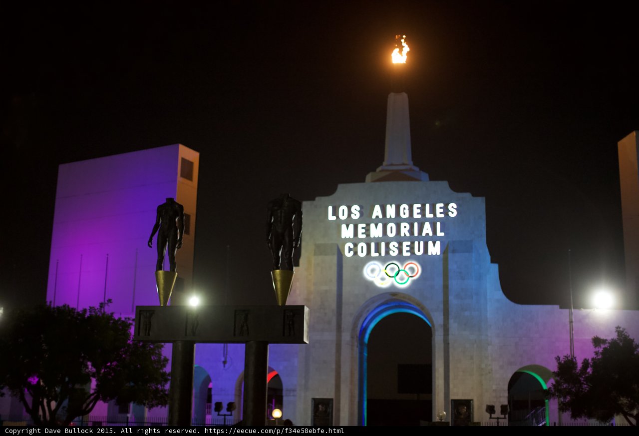 LA Coliseum Clean Wide Shot