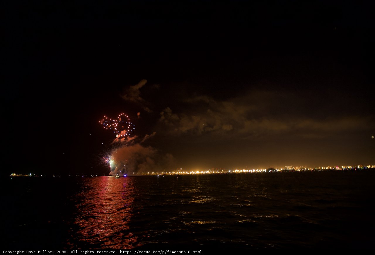 Cityscape Fireworks Spectacular