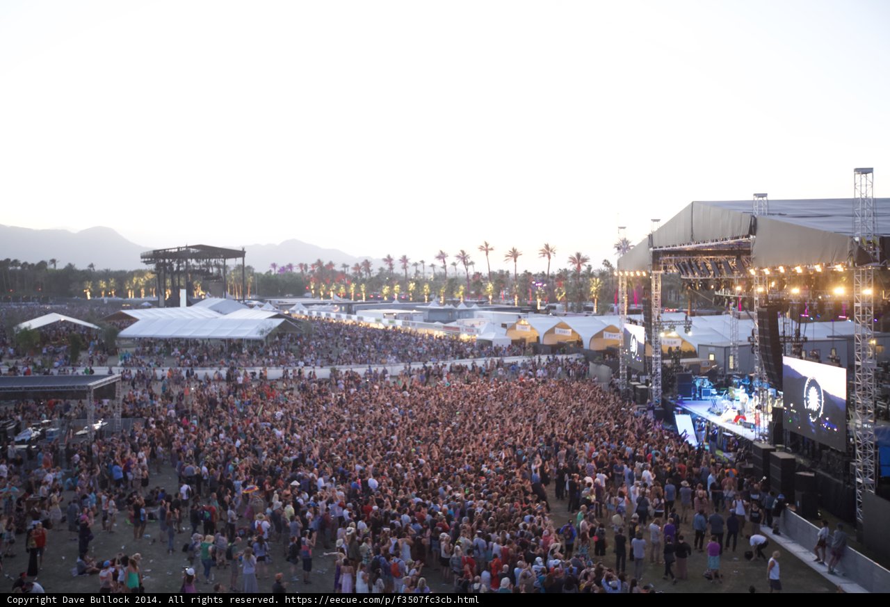 Coachella Music Festival Crowd