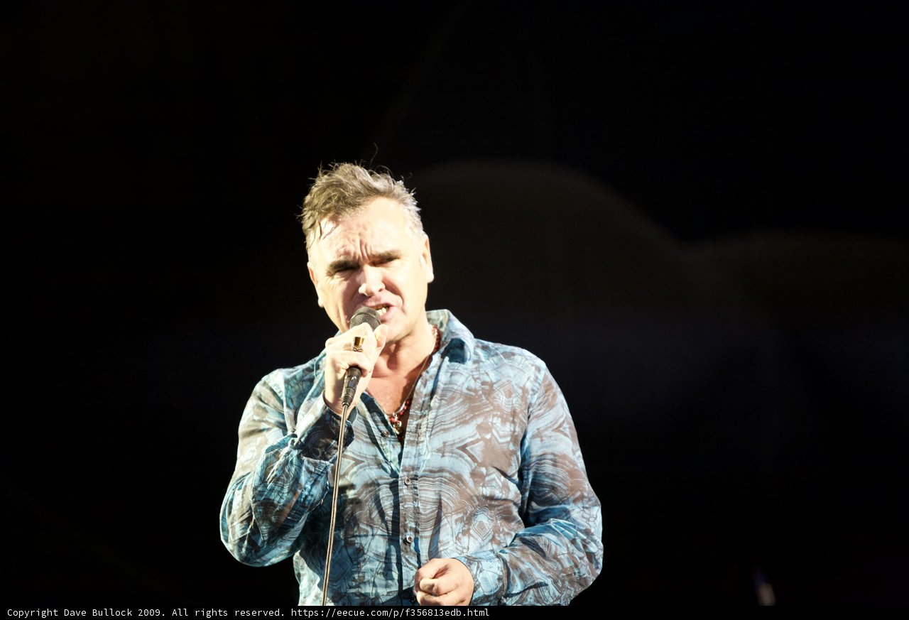 Morrissey Rocks the Mic at Coachella 2009