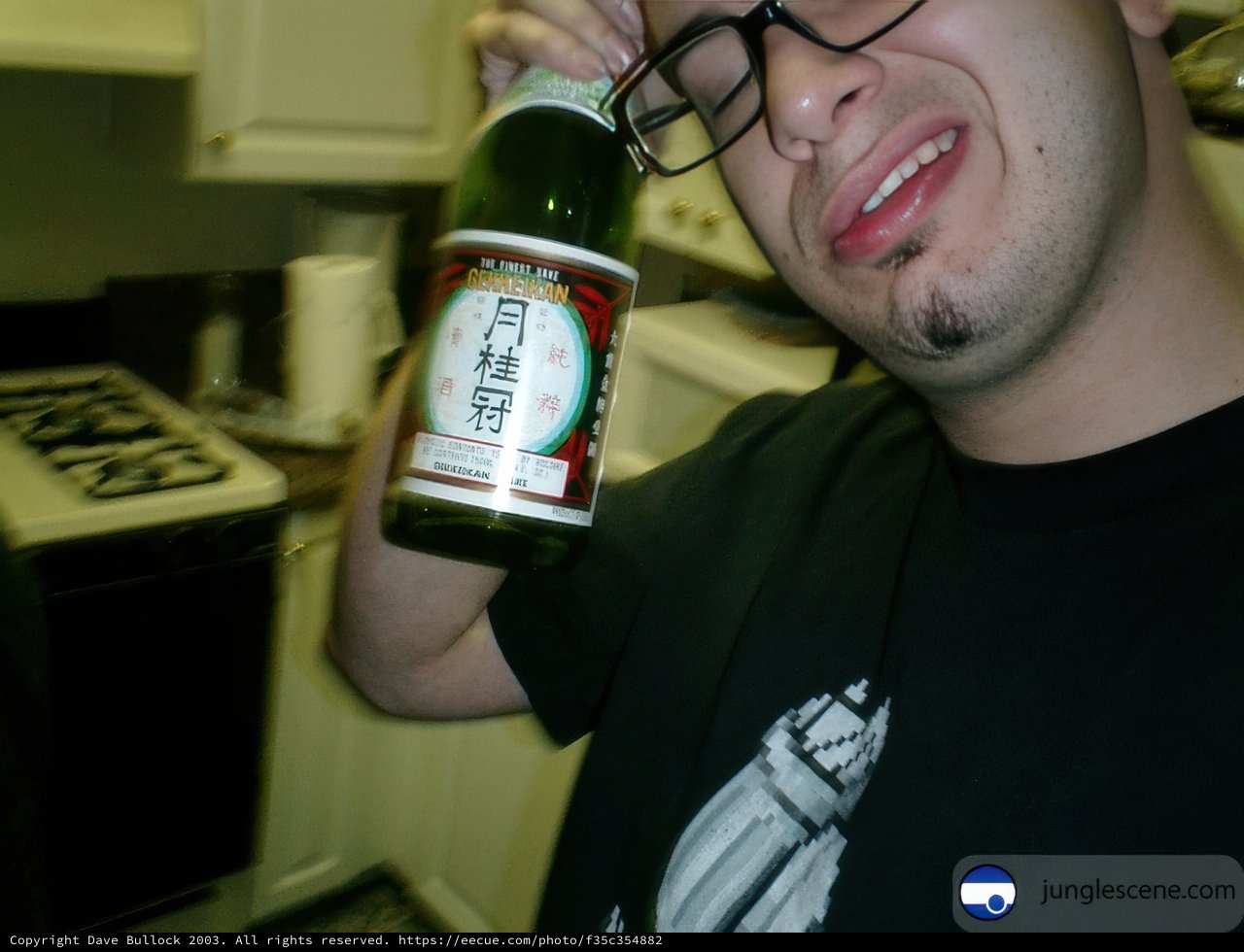 Dave B enjoying a refreshing beer
