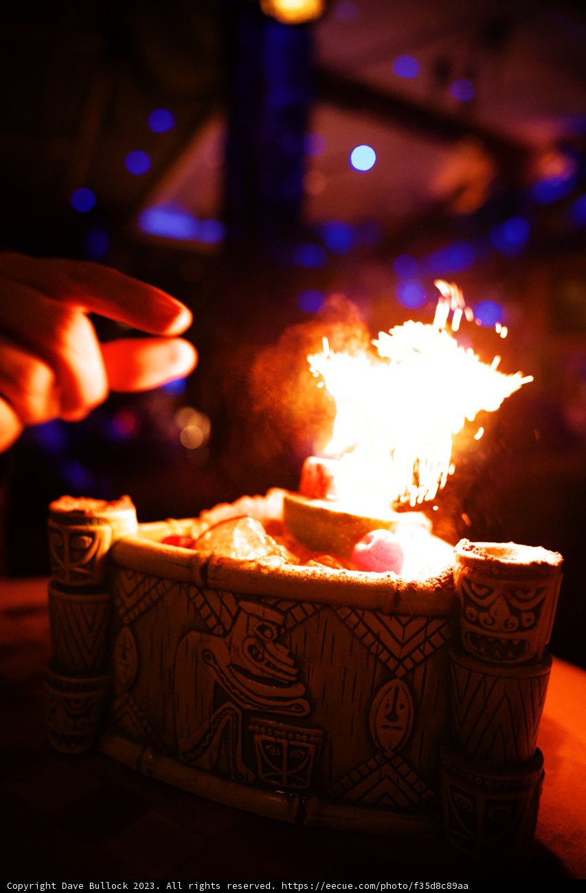 Magical Fire Bowl at Disneyland