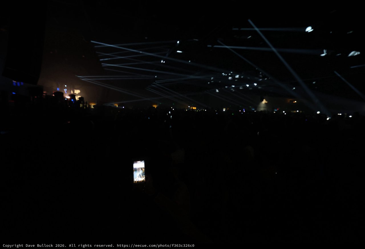 Laser Light Show Illuminates Wobbleland Festival Crowd