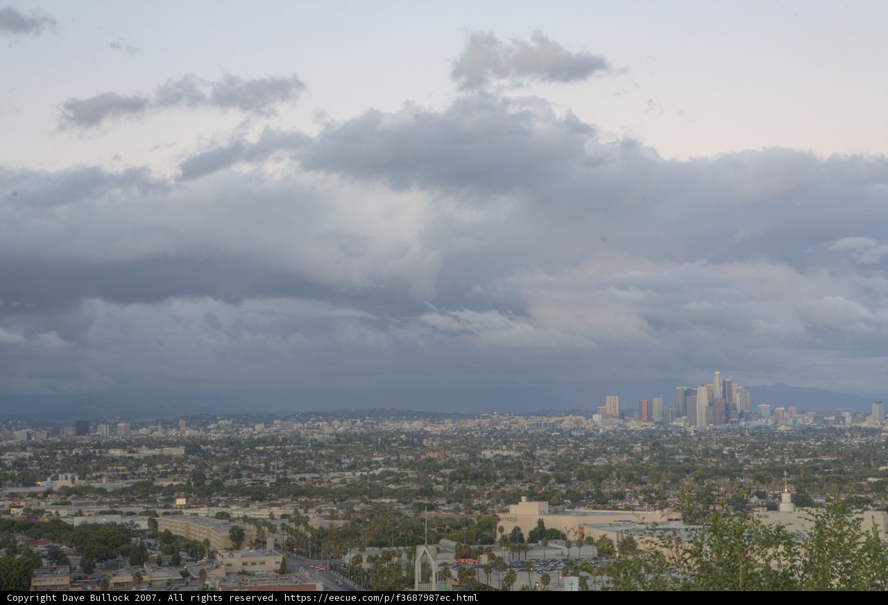 Downtown LA from Baldwin Hills Estates