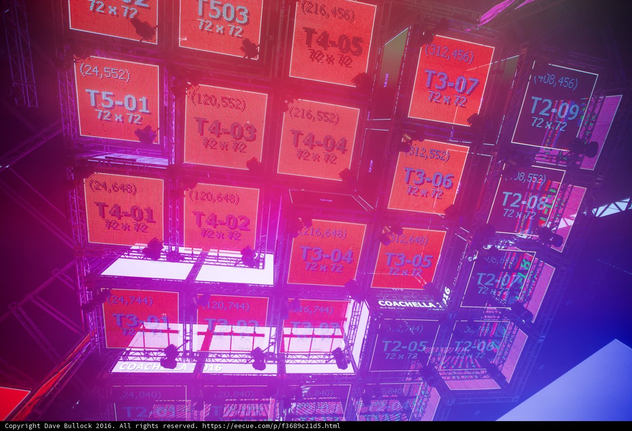 Colorful Monitors in an Urban Room