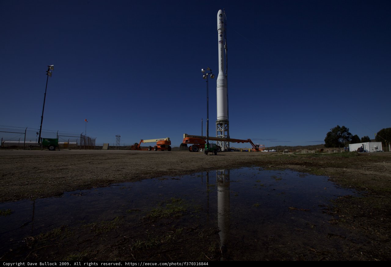 Powerful Rocket Awaits Lift-Off