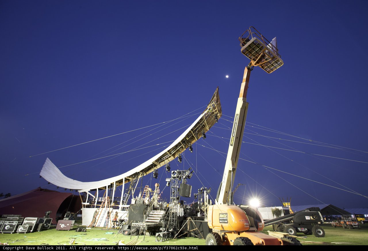 Coachella Stage Construction