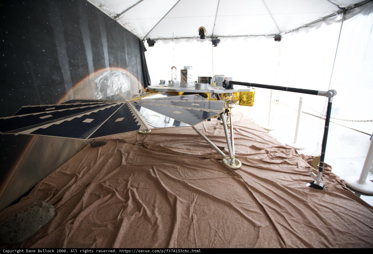 Mysterious Object Takes Shelter Under Red Planet Tent
