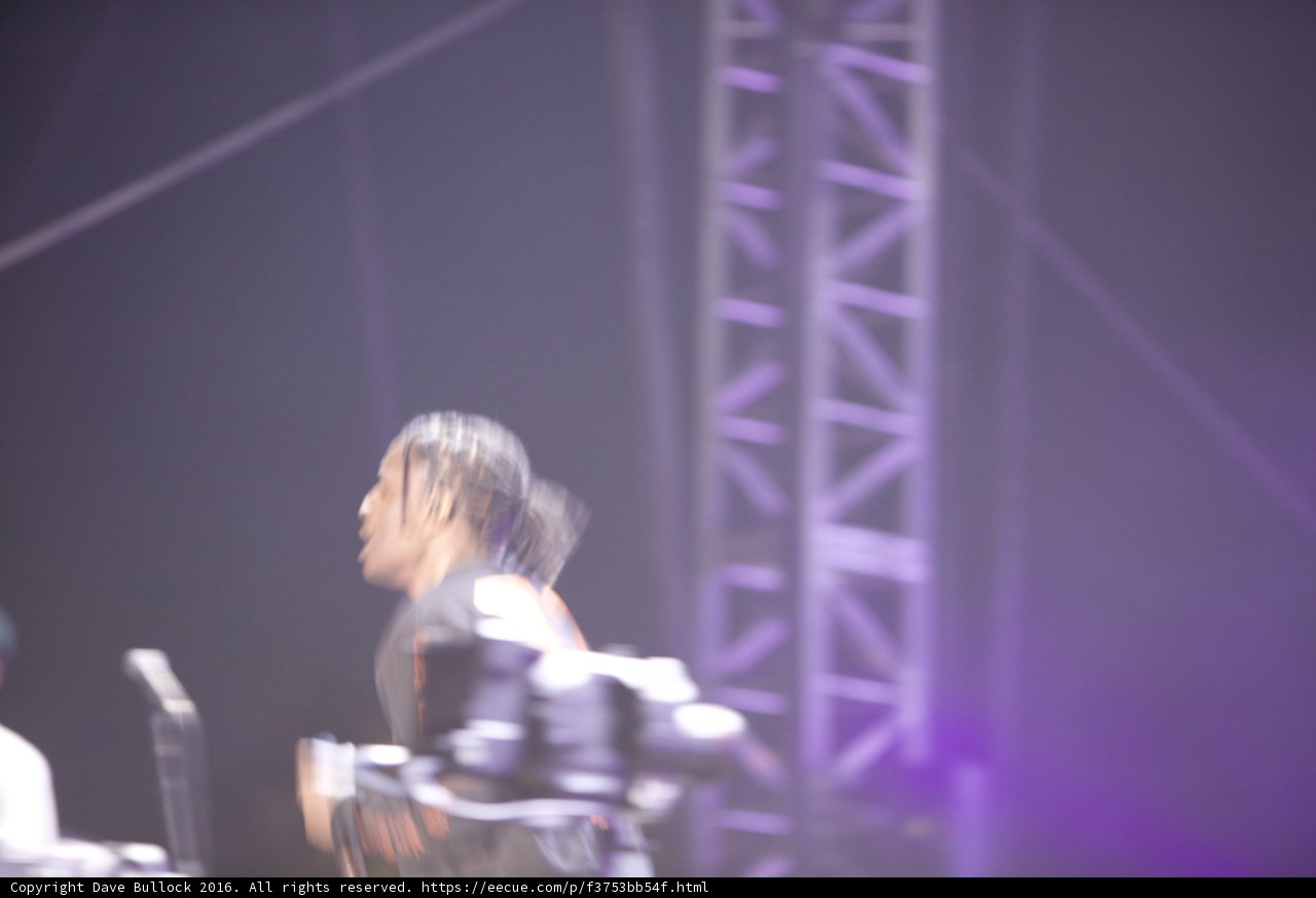 Blurred Solo Rock Star