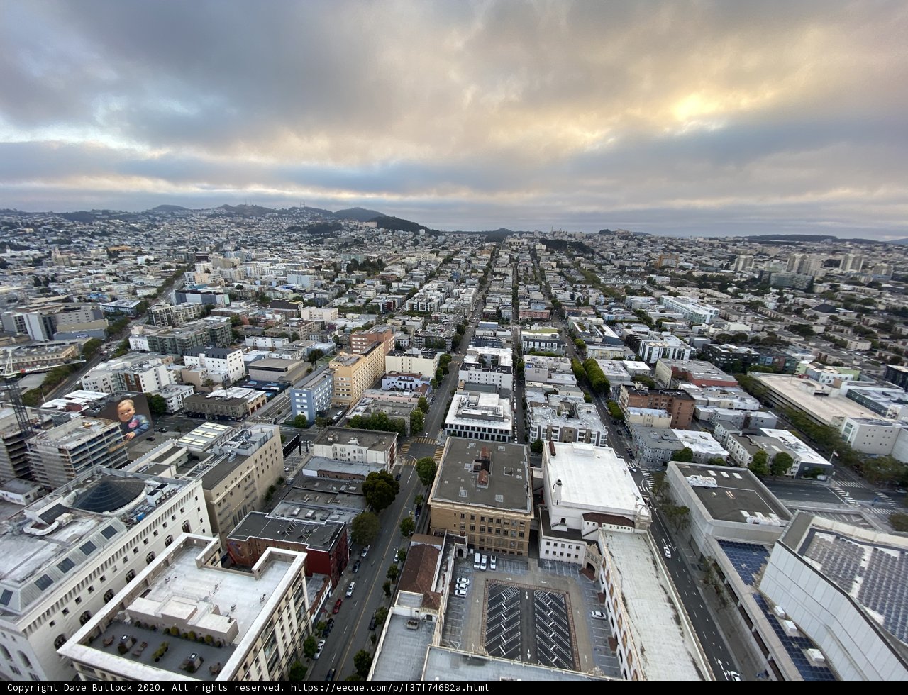 A Spectacular Aerial View of San Francisco's Urban Landscape