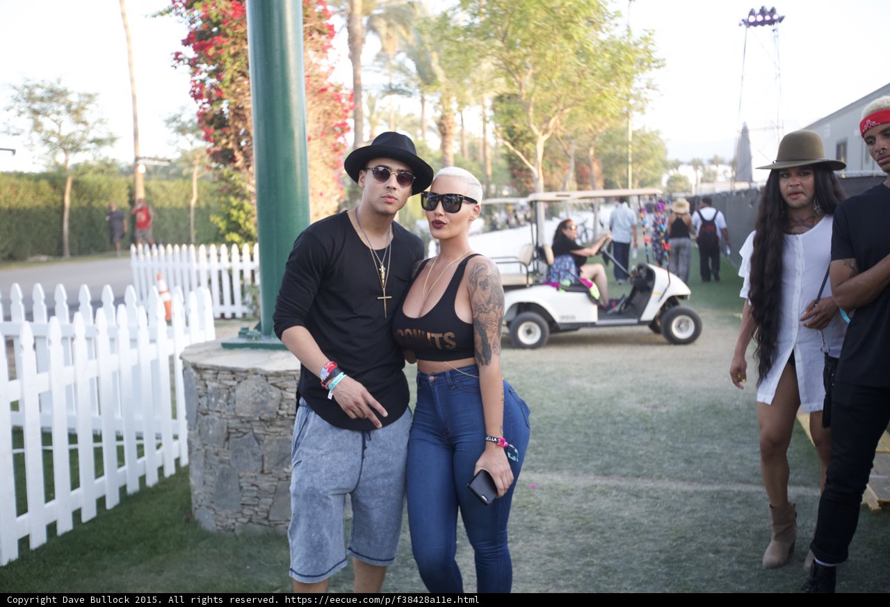 Amber Rose Posing