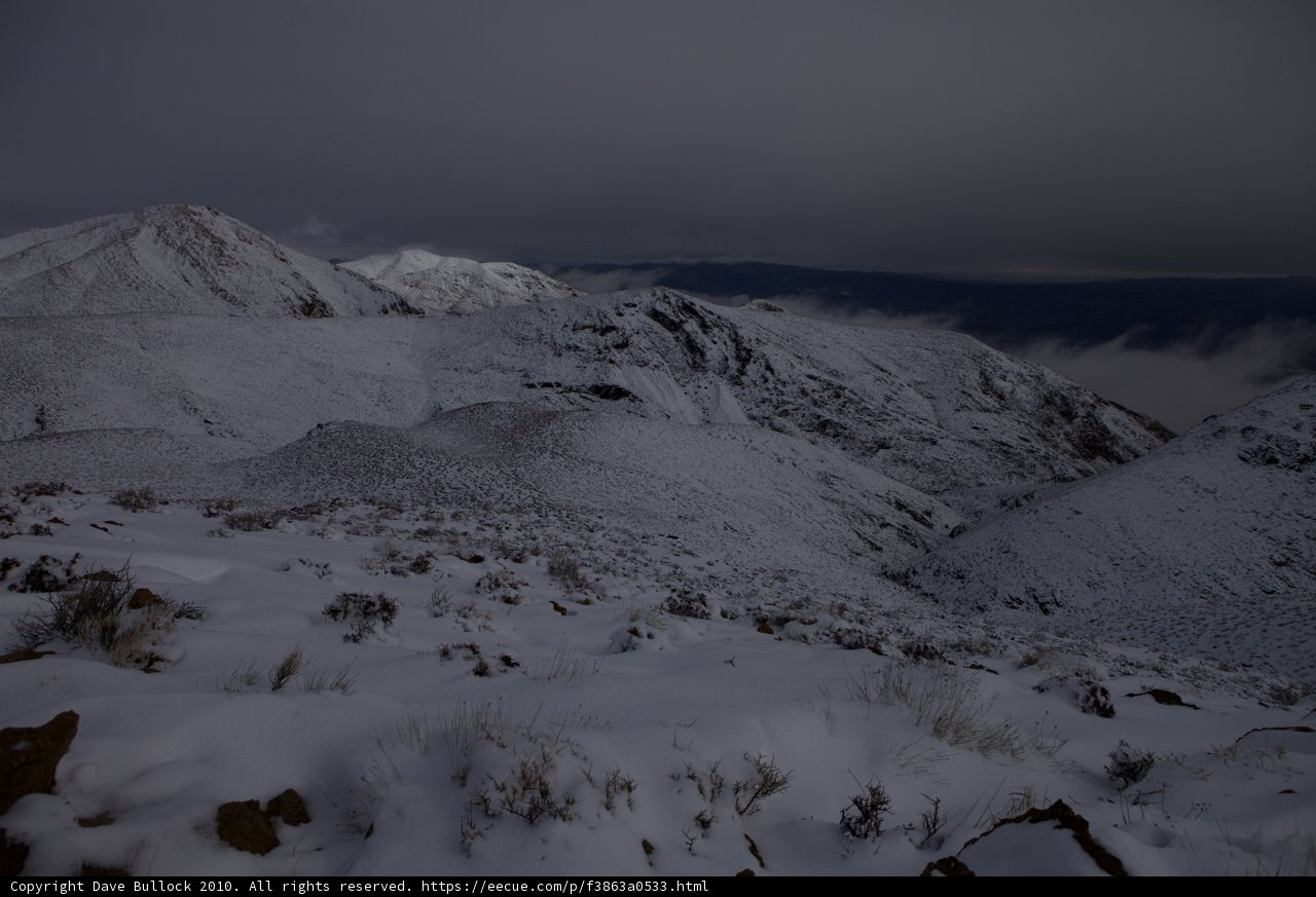 Majestic Mountains in Winter Wonderland