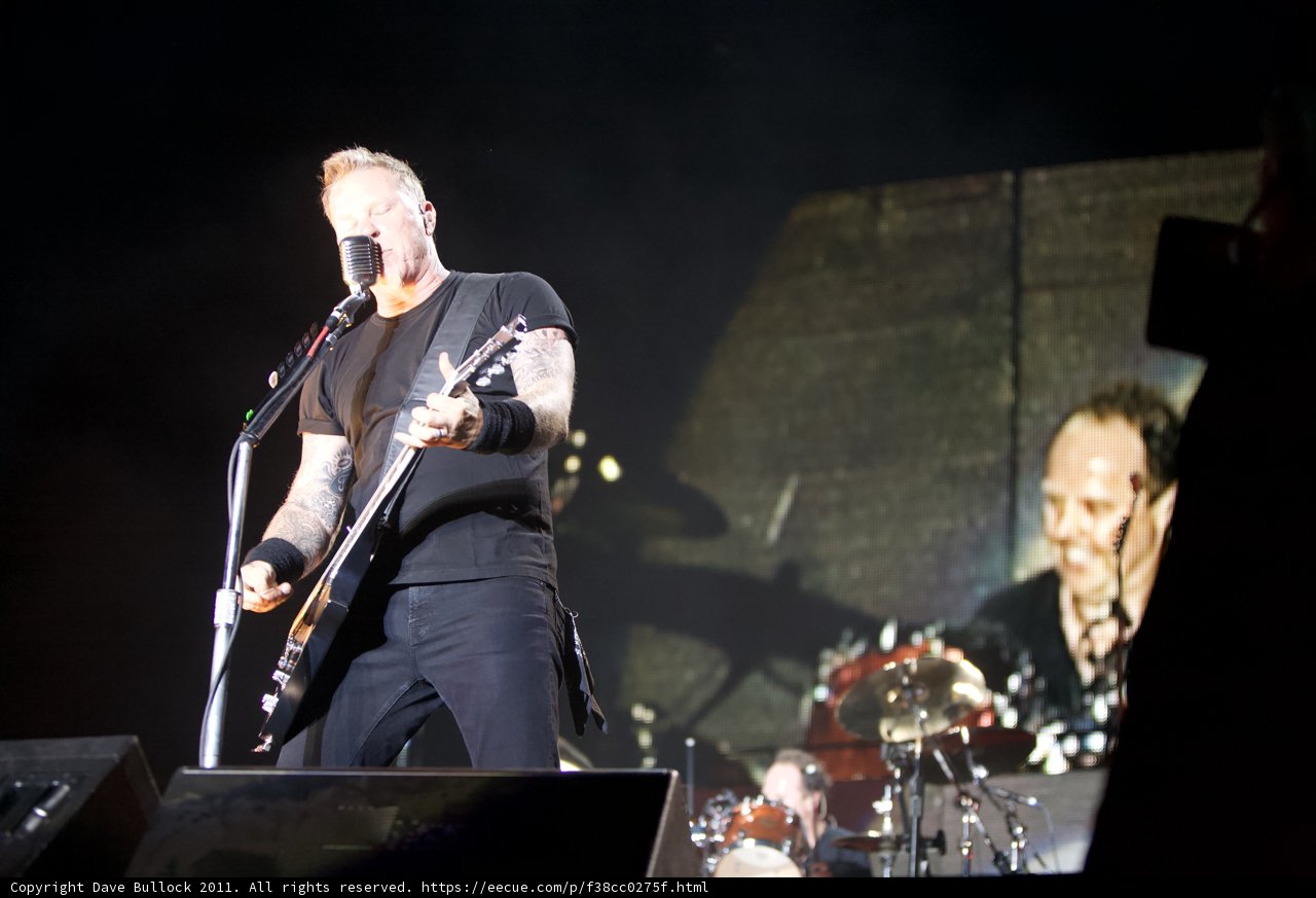James Hetfield Rocks the Big Four Festival