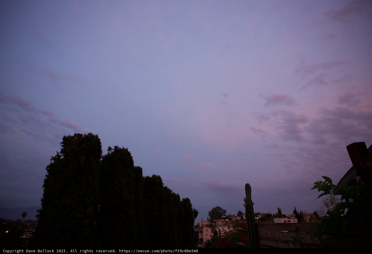 Dusky Symphony of the LA Sky
