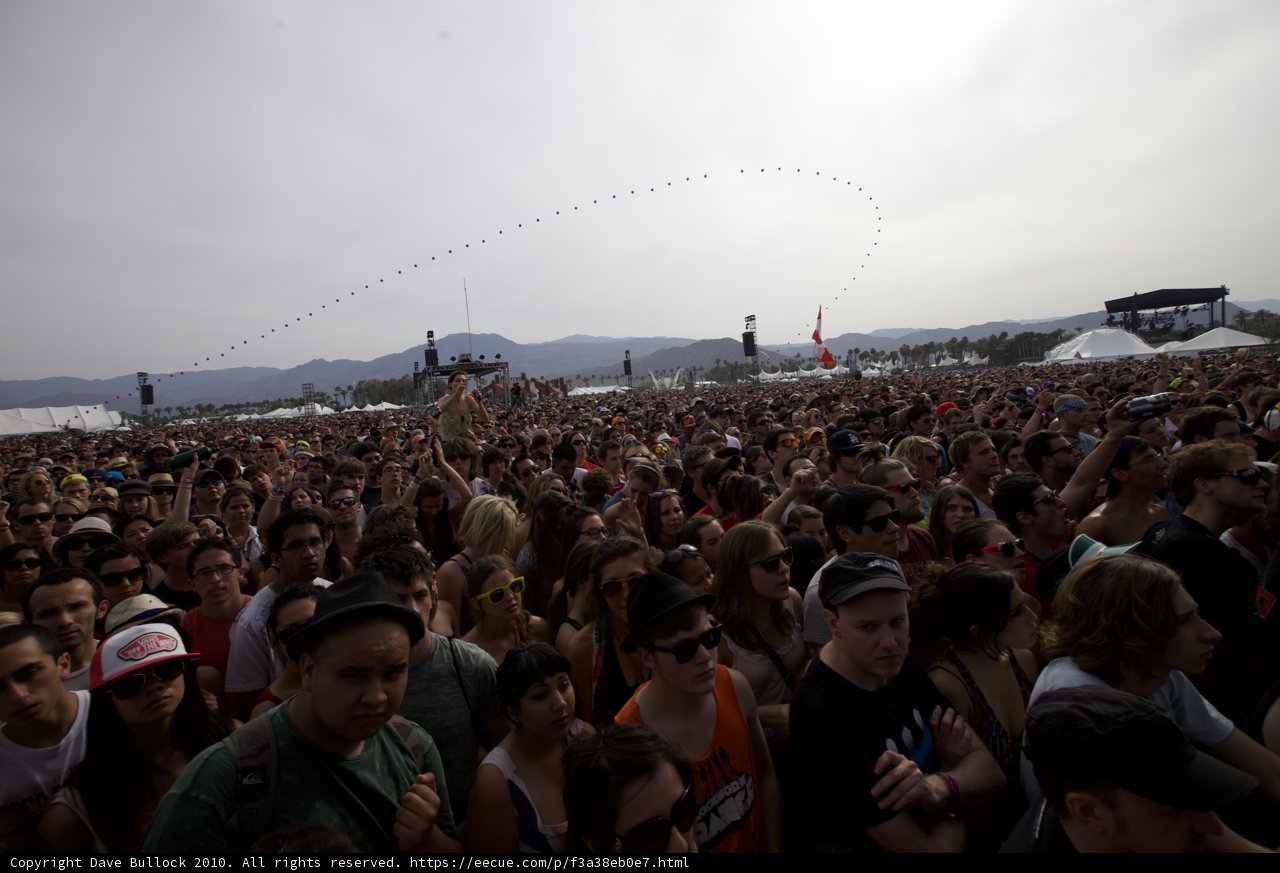 Coachella Music Festival Crowds