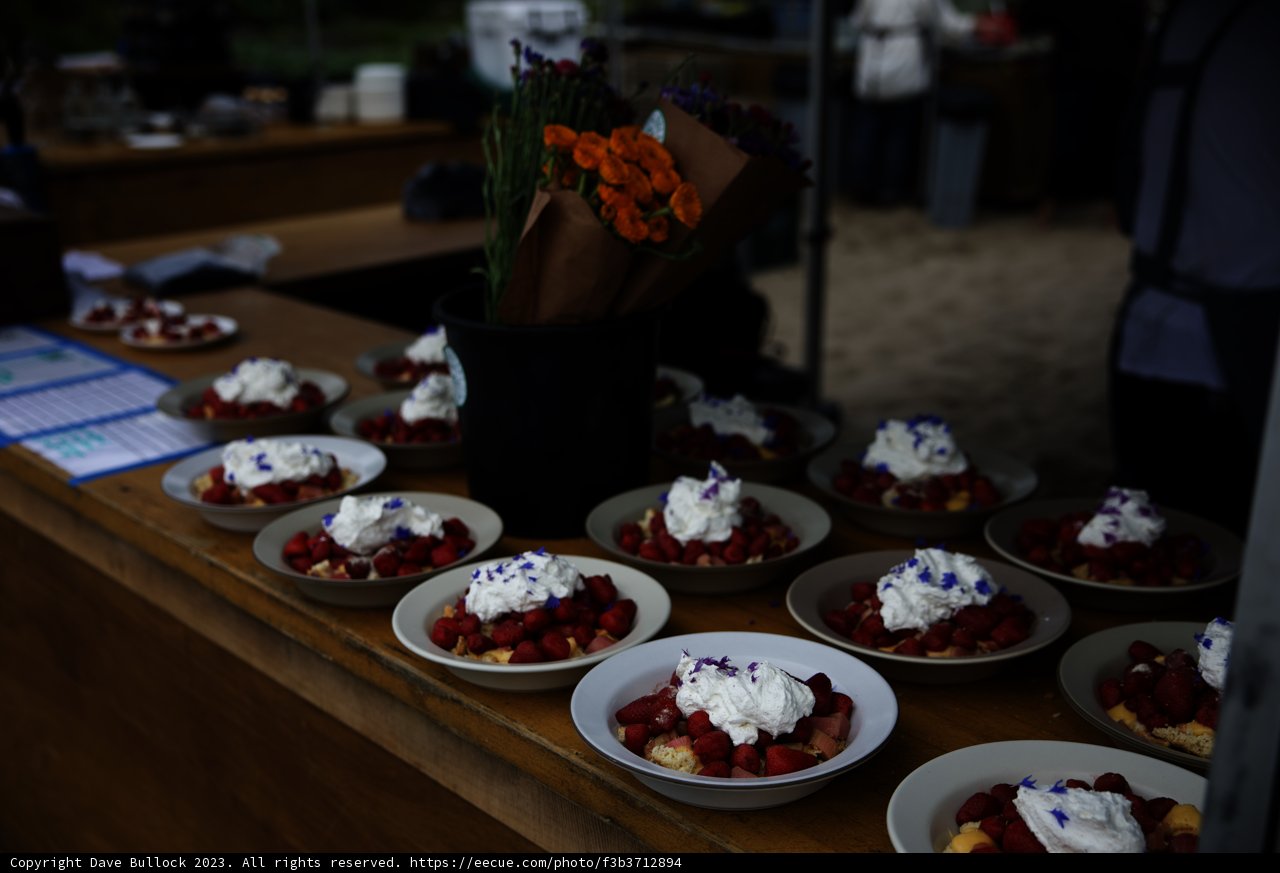 A Decadent Dessert Display in Pescadero