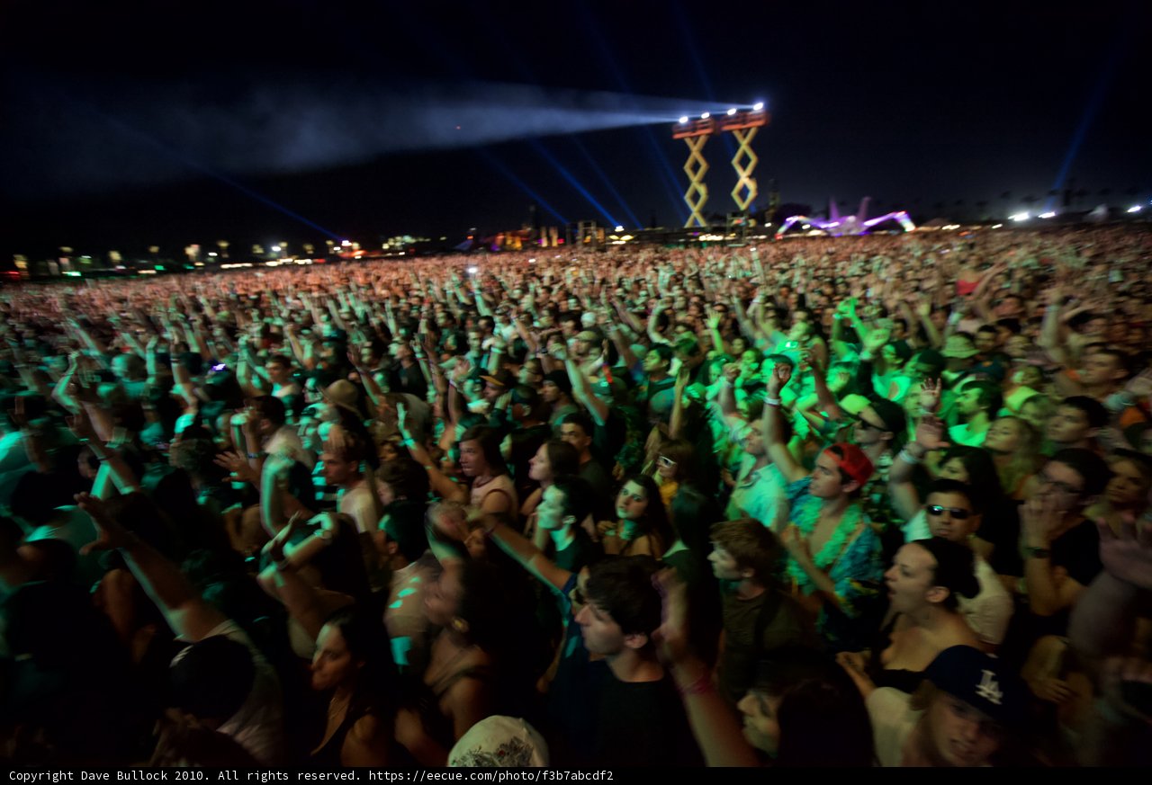 Crowd Goes Wild at Coachella Concert