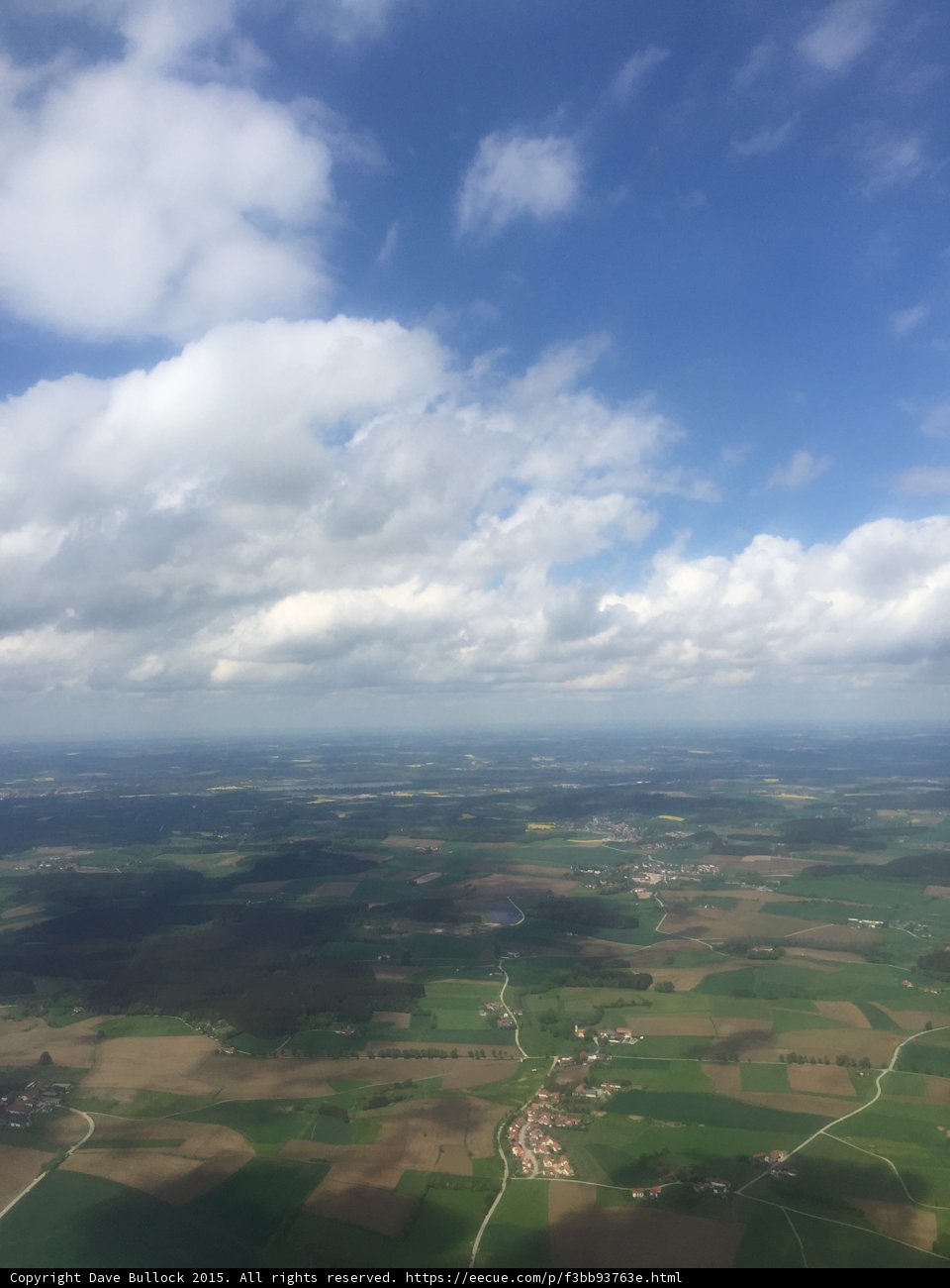 Flying over the Bavarian Countryside