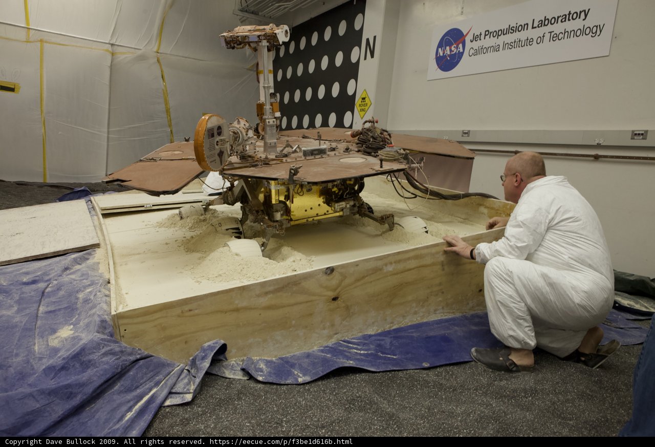 Working on the Mars Rover