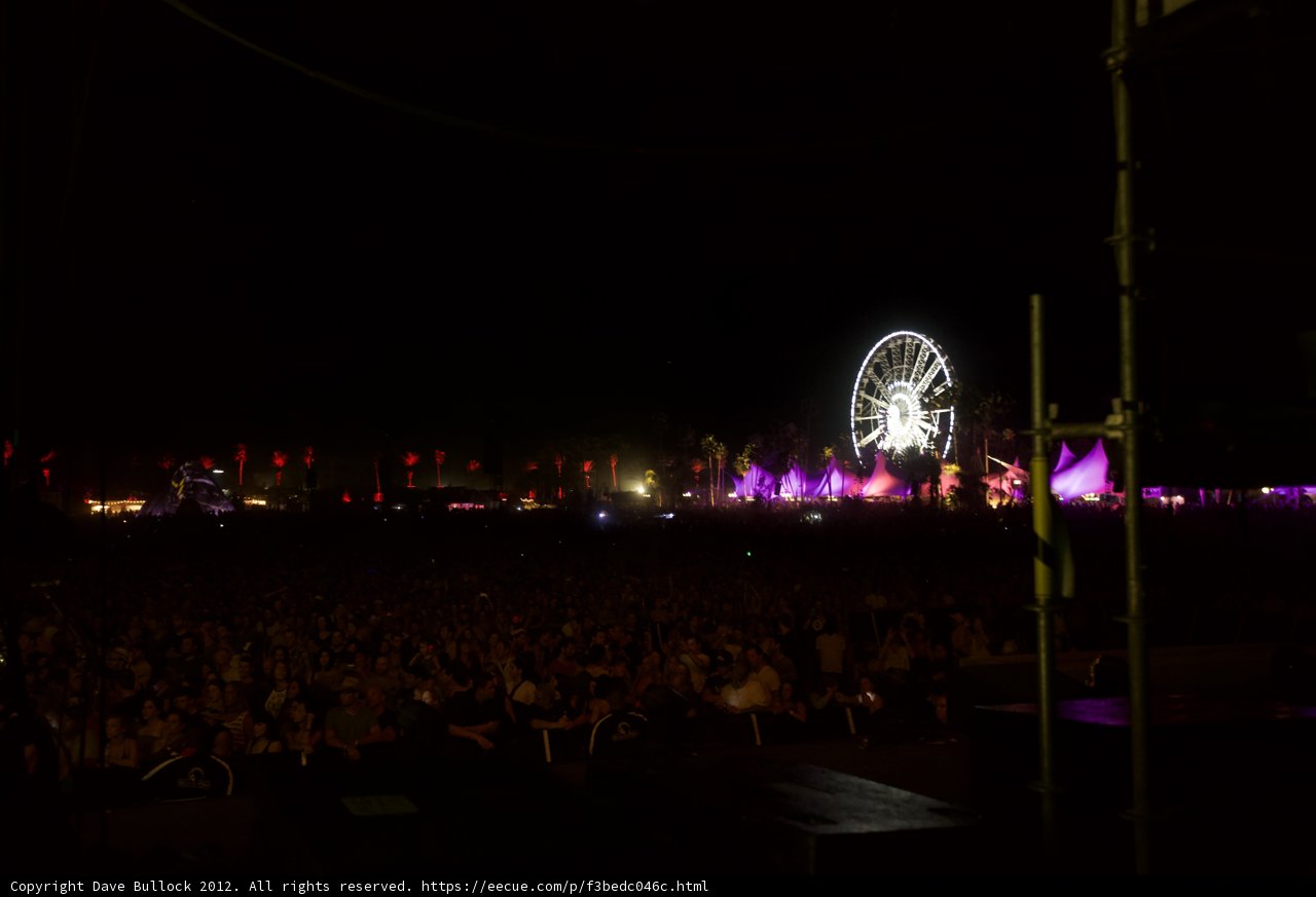 Nighttime Concert Fun with Ferris Wheel