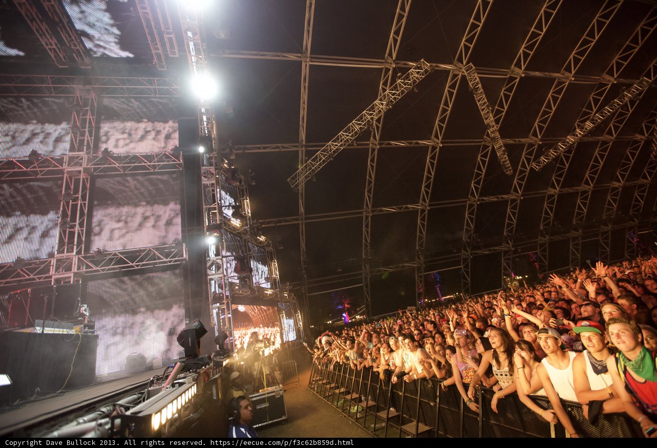 Concert Crowd at Coachella