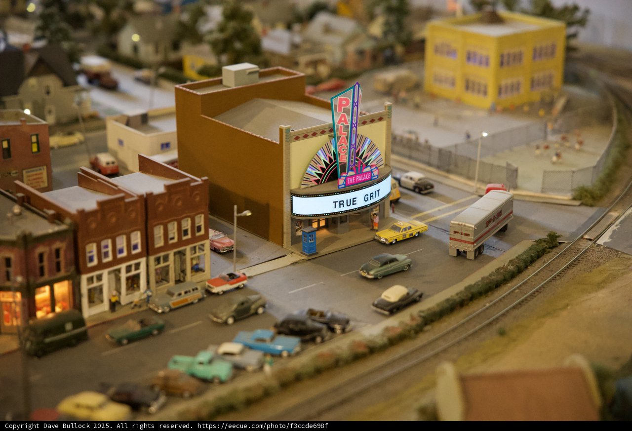 Miniature Cityscape: A Metropolis in Motion
