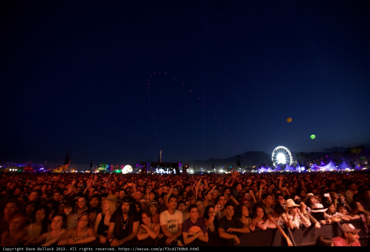 Coachella Music Festival Crowd