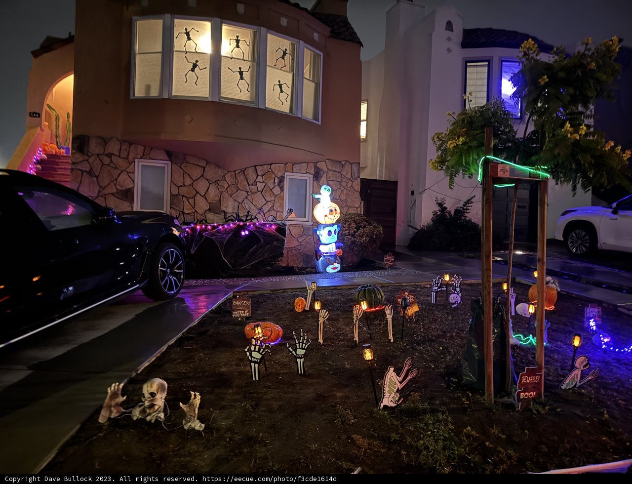 Halloween Night Magic in the City