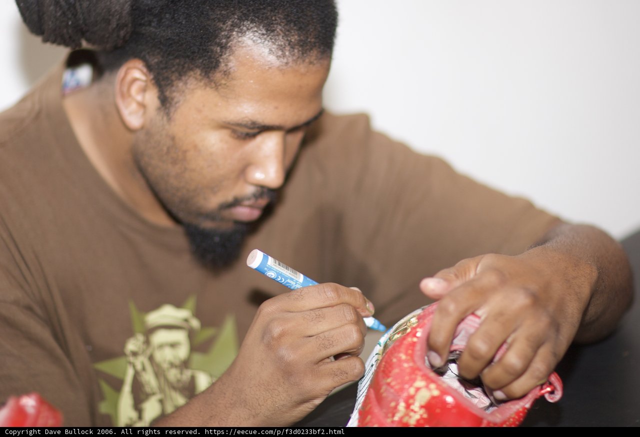 Dreadlocked Man Cleans Up