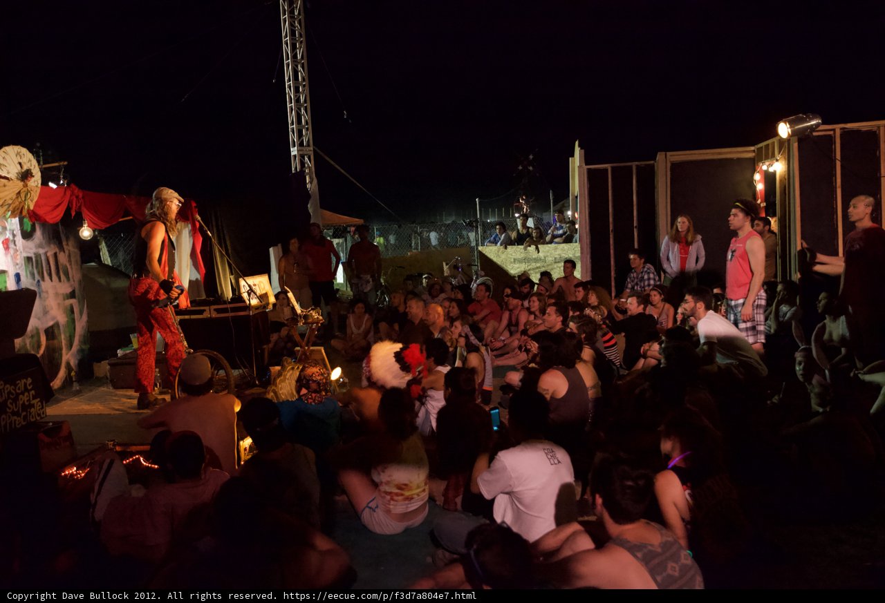 Nighttime Performance Delights Crowd at 2012 Coachella Festival