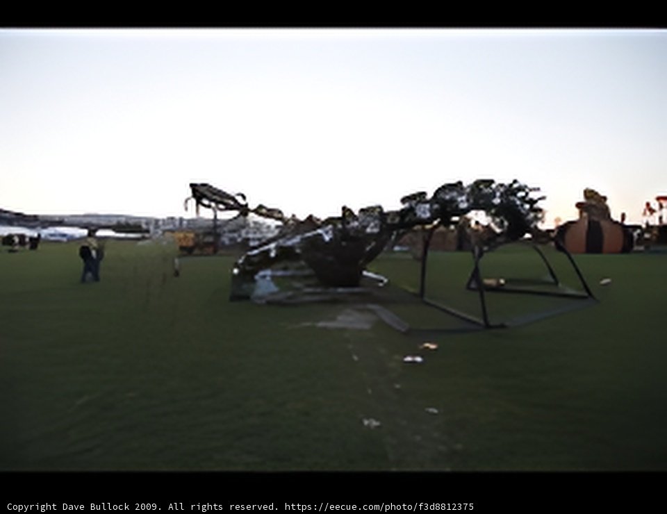 Enigmatic Metal Structure in the Open Field