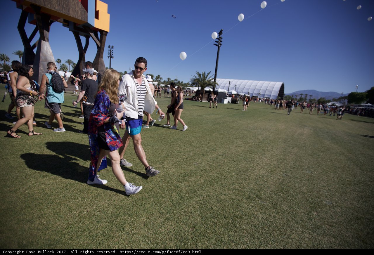 Walking Hand in Hand at Coachella