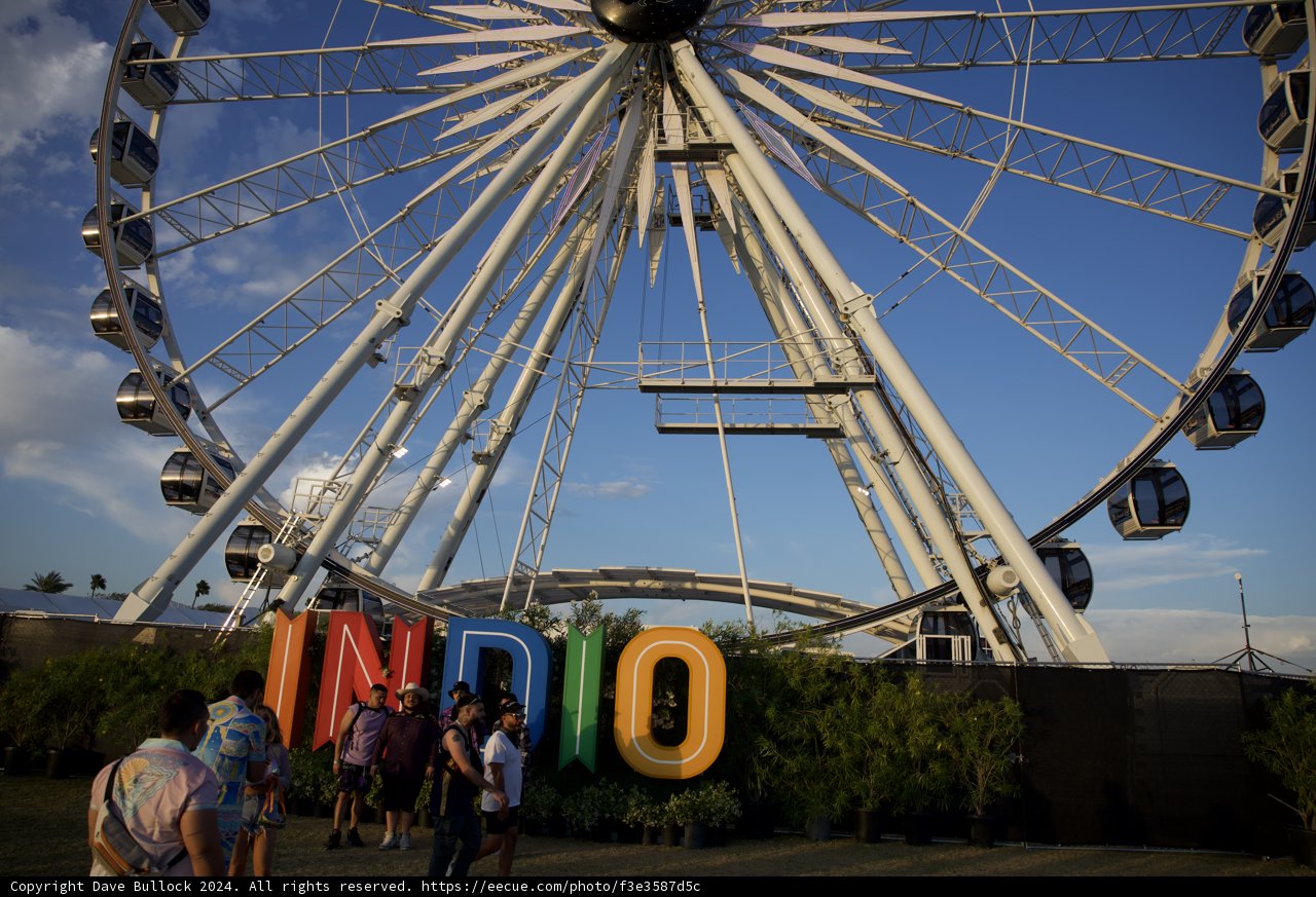 Coachella Vibes: Fun Under the Ferris Wheel