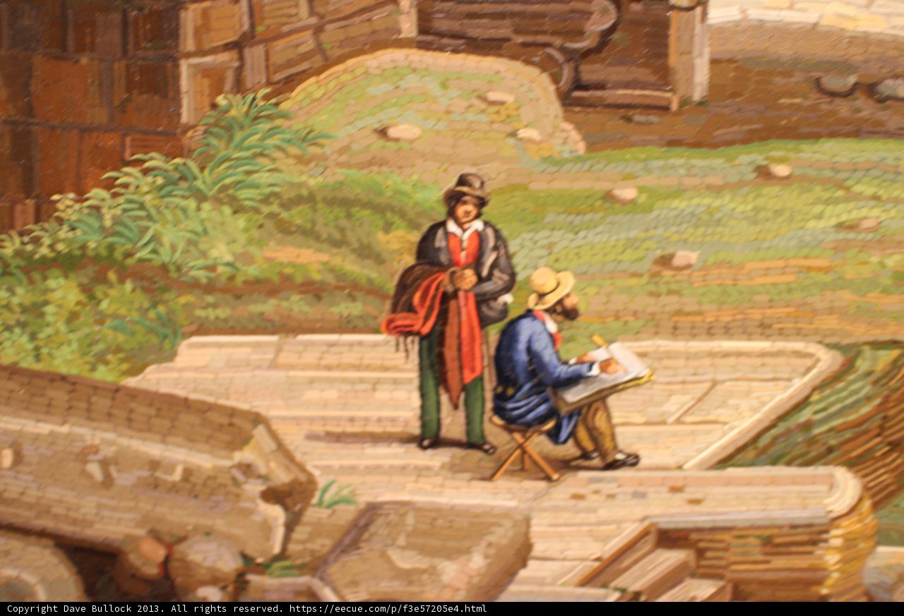 Two Men on a Walkway in Altadena