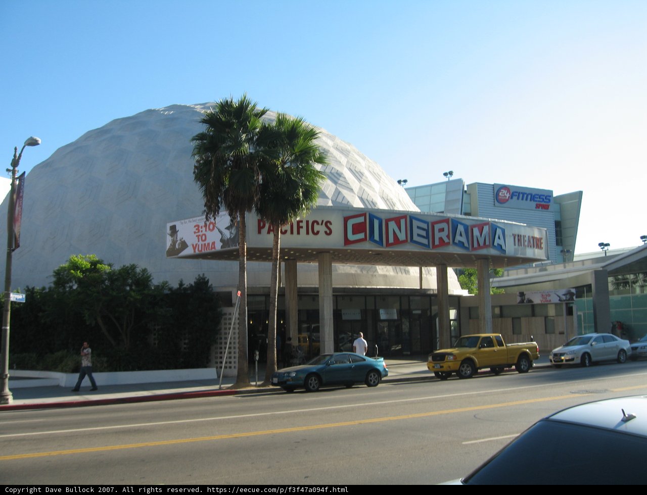 Dome-Shaped Cinema Building at a City Center