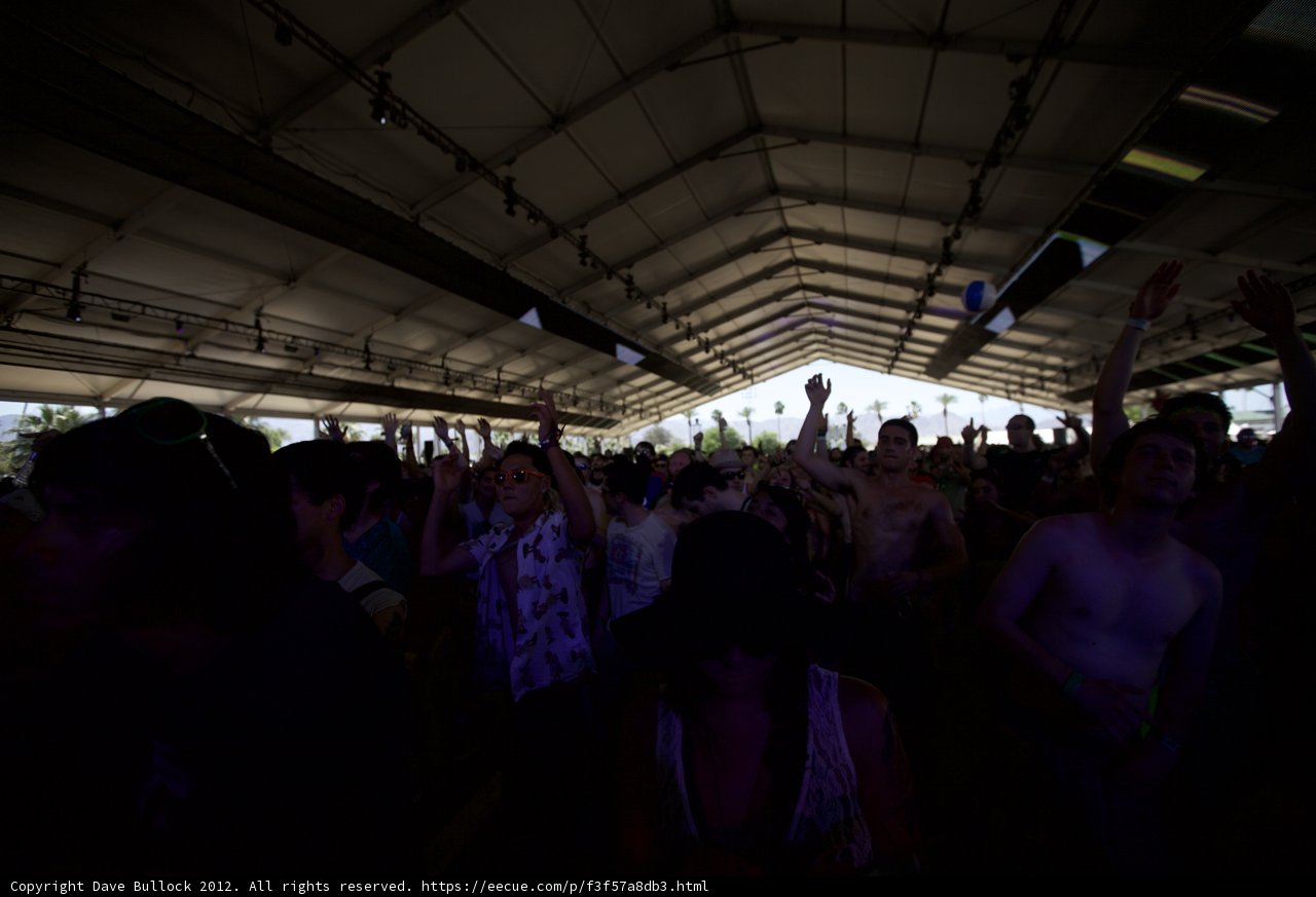 Urban Crowd at Coachella Music Festival